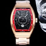 Franck Muller V45 SC DT series Rose gold steel case Diameter 42mm watch